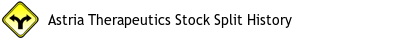 Astria Therapeutics stock split history picture