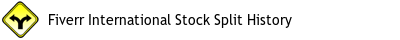 Fiverr International stock split history picture