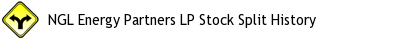 NGL Energy Partners LP stock split history picture