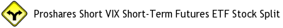 ProShares Short Vix Short Term Futures Etf stock split history picture