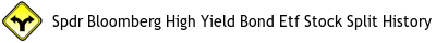 Spdr Bloomberg High Yield Bond Etf stock split history picture